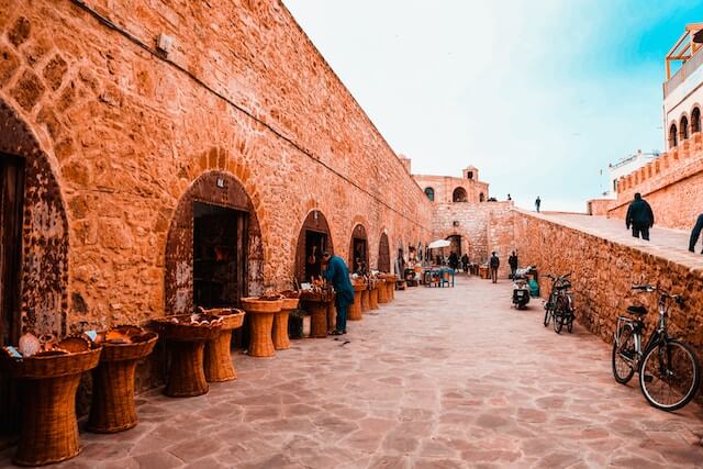 Boutiques de souvenir à Essaouira