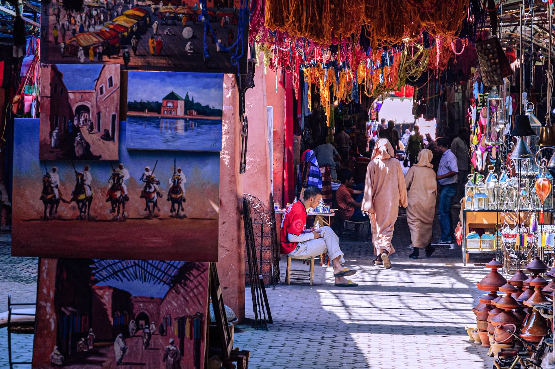 Le souk de Marrakech