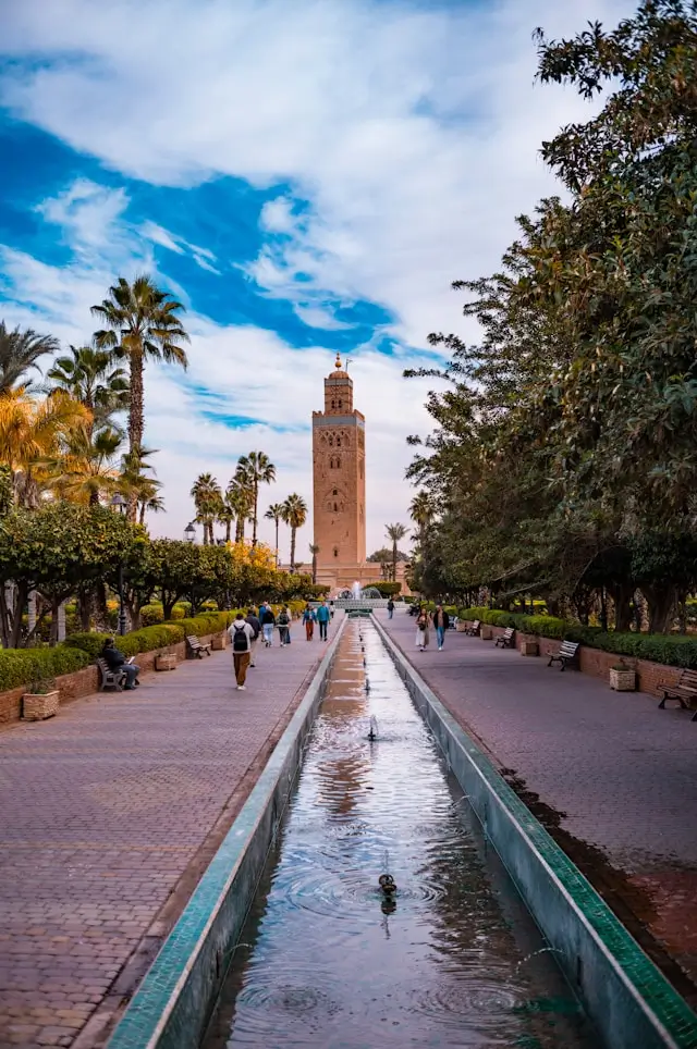 Chemin vers la Koutoubia