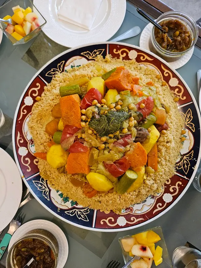 Plat couscous marocain