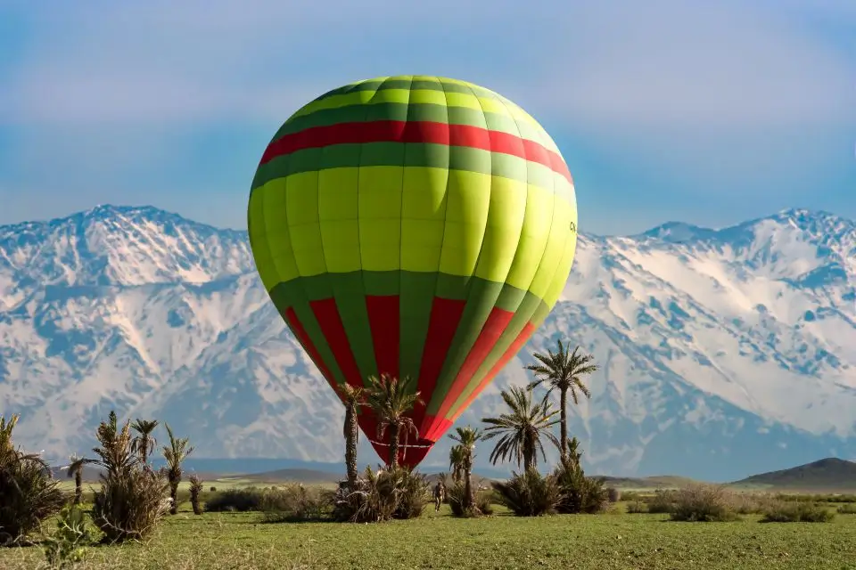 Vol Ballon Atlas Marrakech