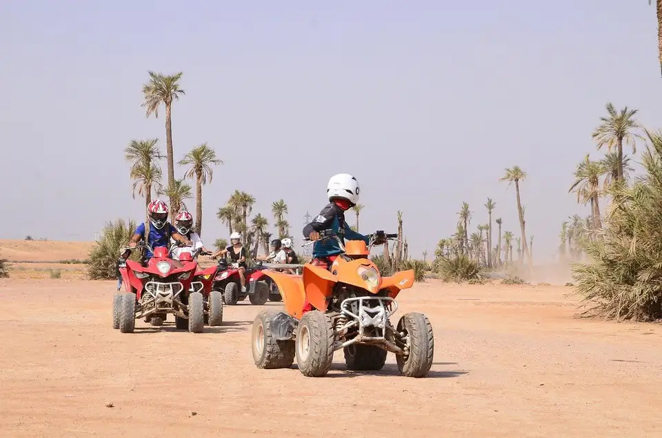 Quad en groupe à Marrakech